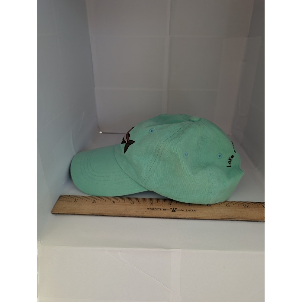 Julie + Joe Baseball Hat Toddler Boy Lake Winnipesaukee Fish Snapback Green 1-2T - Picture 8 of 13
